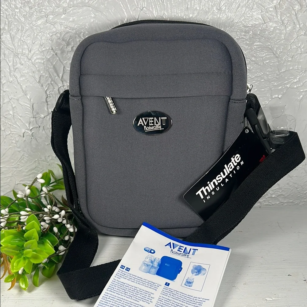 NWT Avent 3M Thinsulate Bag Microfiber Adjustable Strap Bottles Water Snack Bag